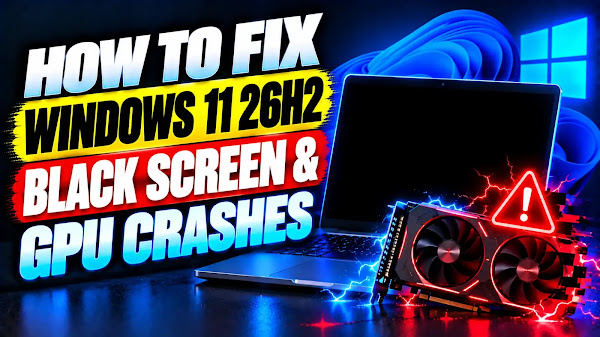 How to Fix Windows 11 26H2 Black Screen & GPU Crashes